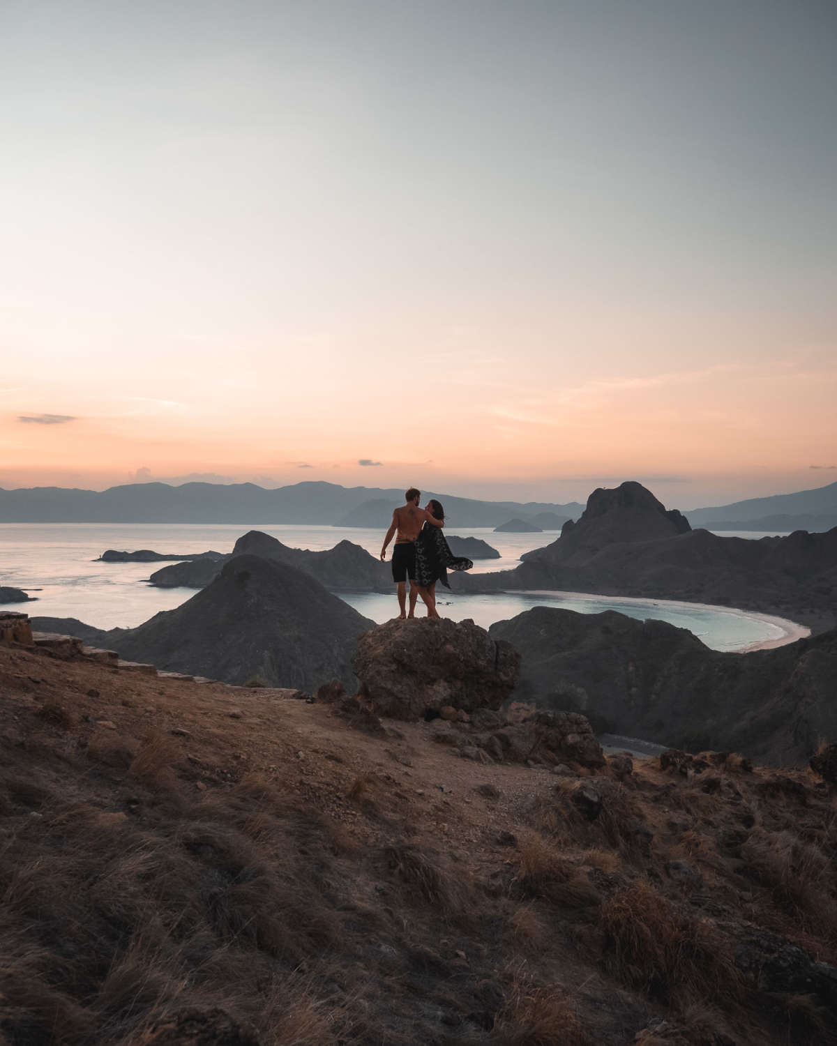 Incredible Sunset From The Top of Padar Island