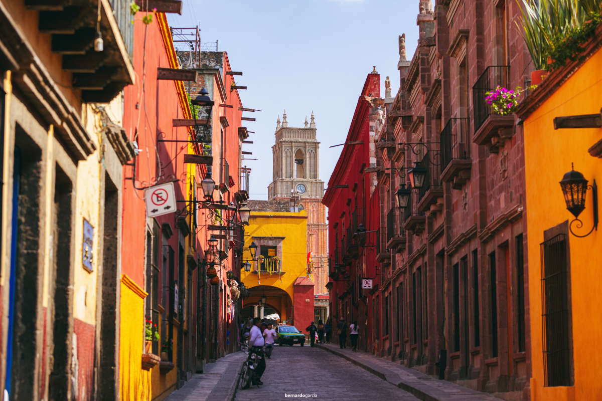 Street near the central square