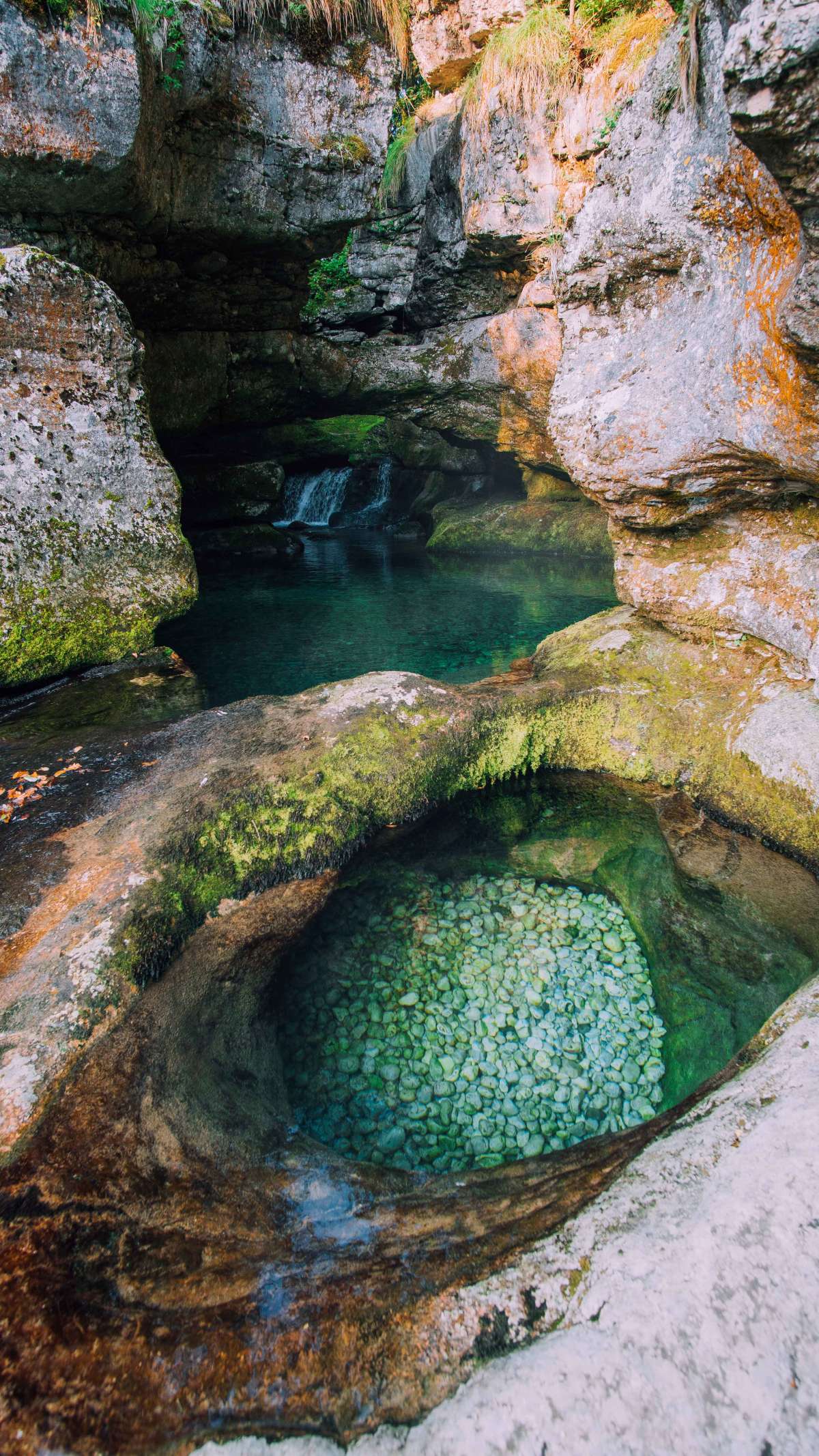 Top of Virje waterfall