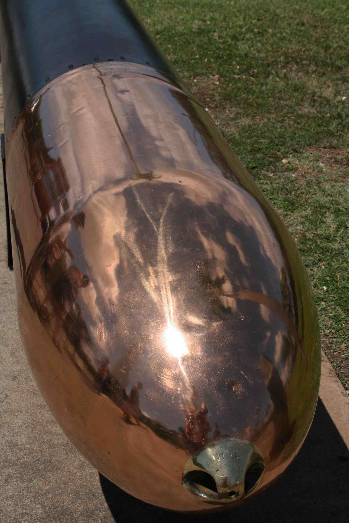 Bomb Replica on the grounds 