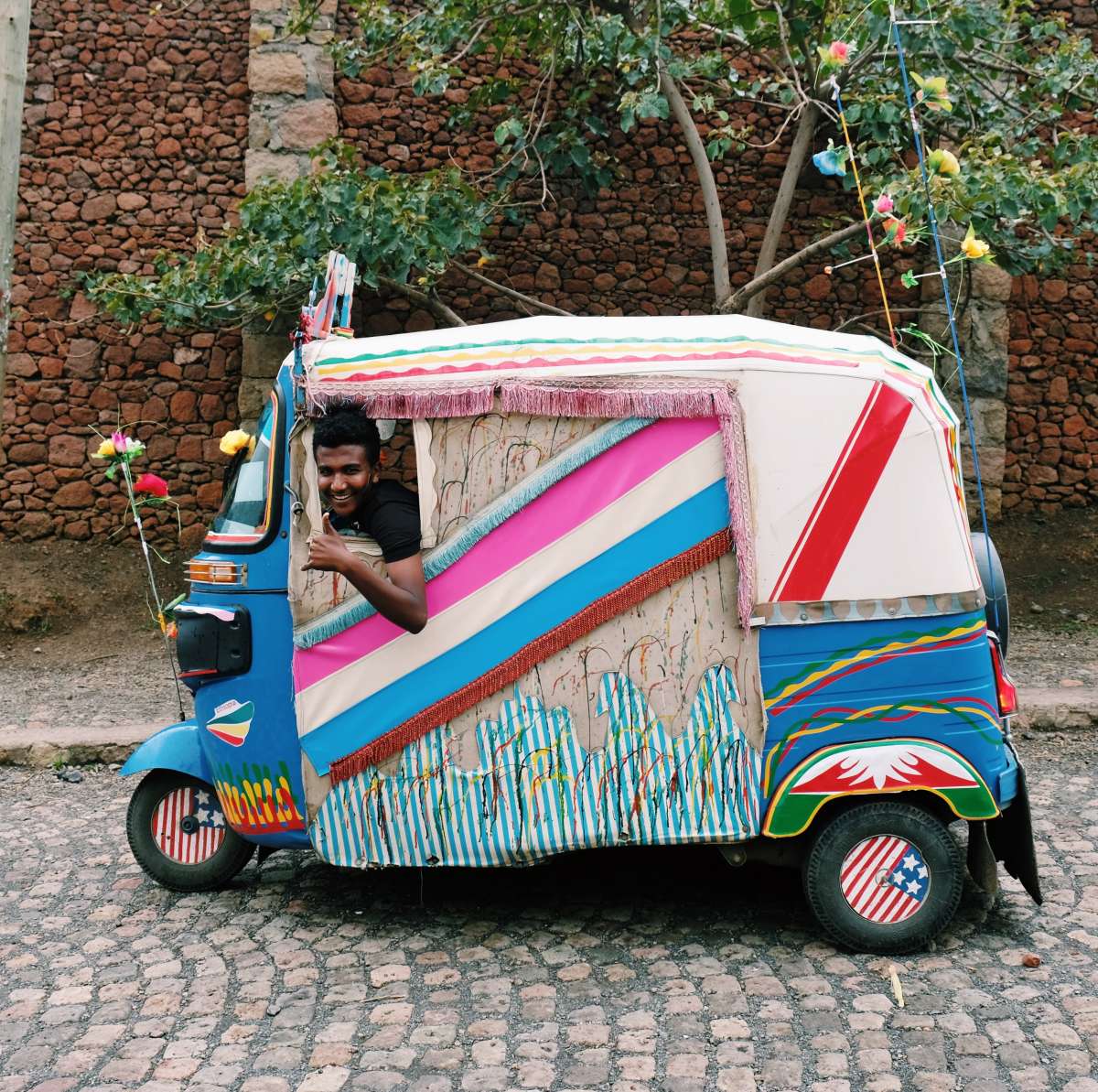 Getting to your restaurant of choice? Take a tuk-tuk!