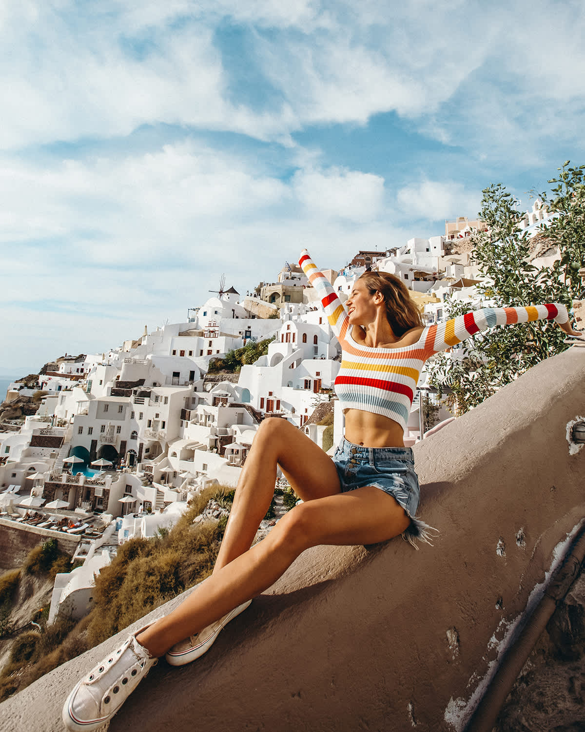 Oia cliffside