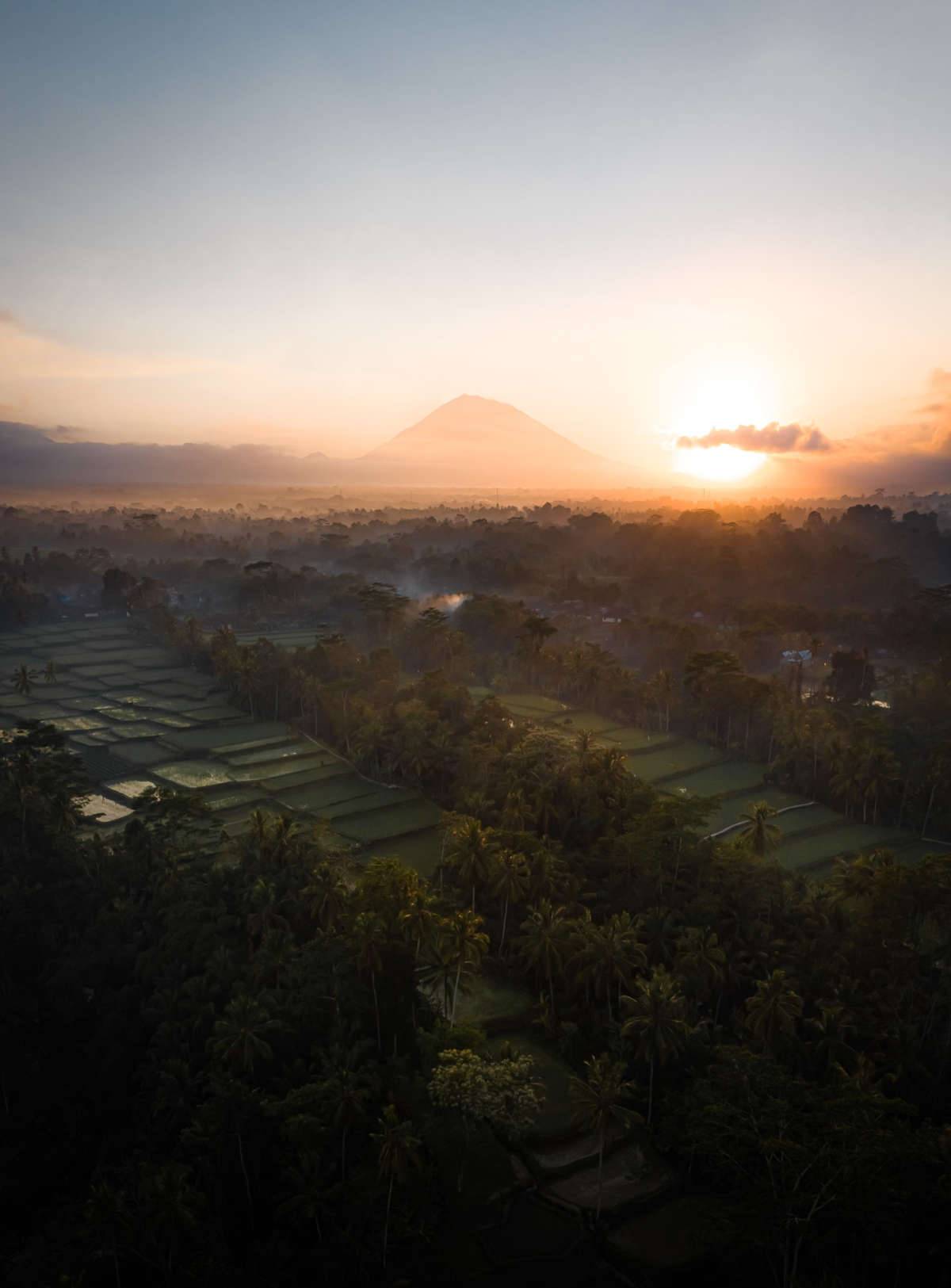 Drone Shot from the Ride to Bukit Cinta