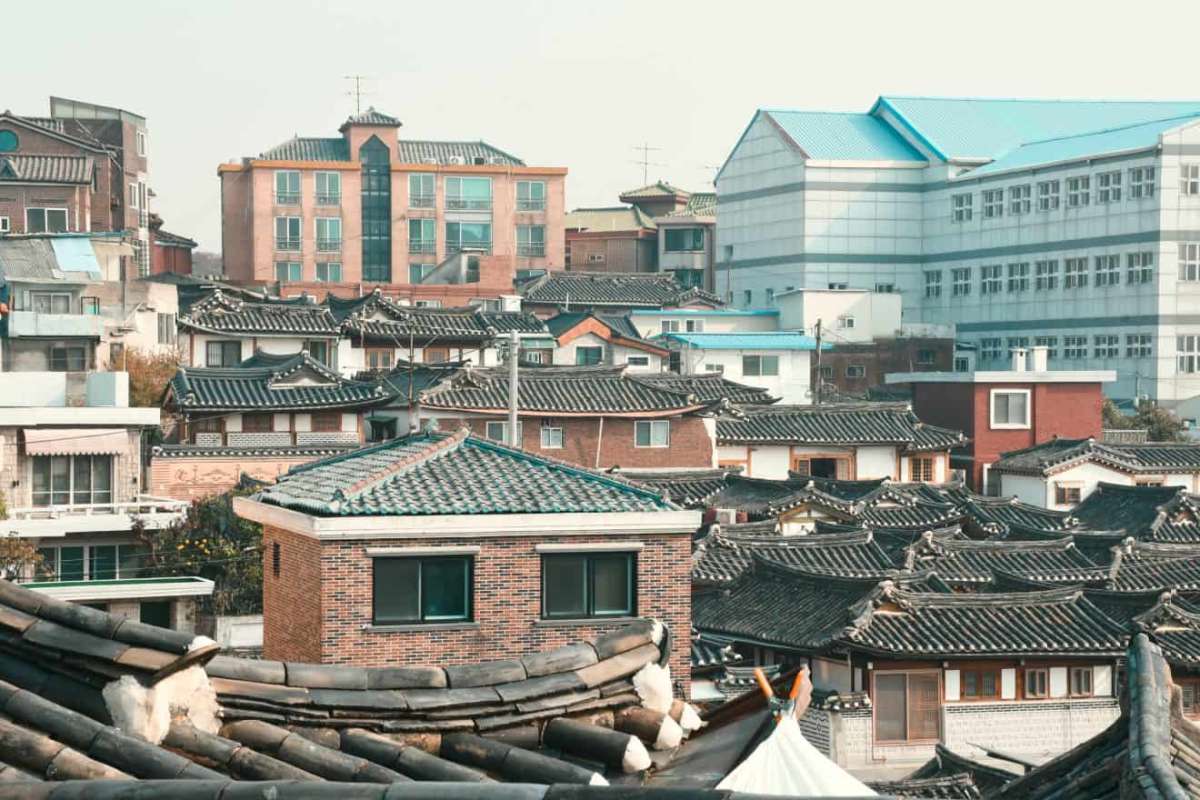 Beautiful hanok roofs