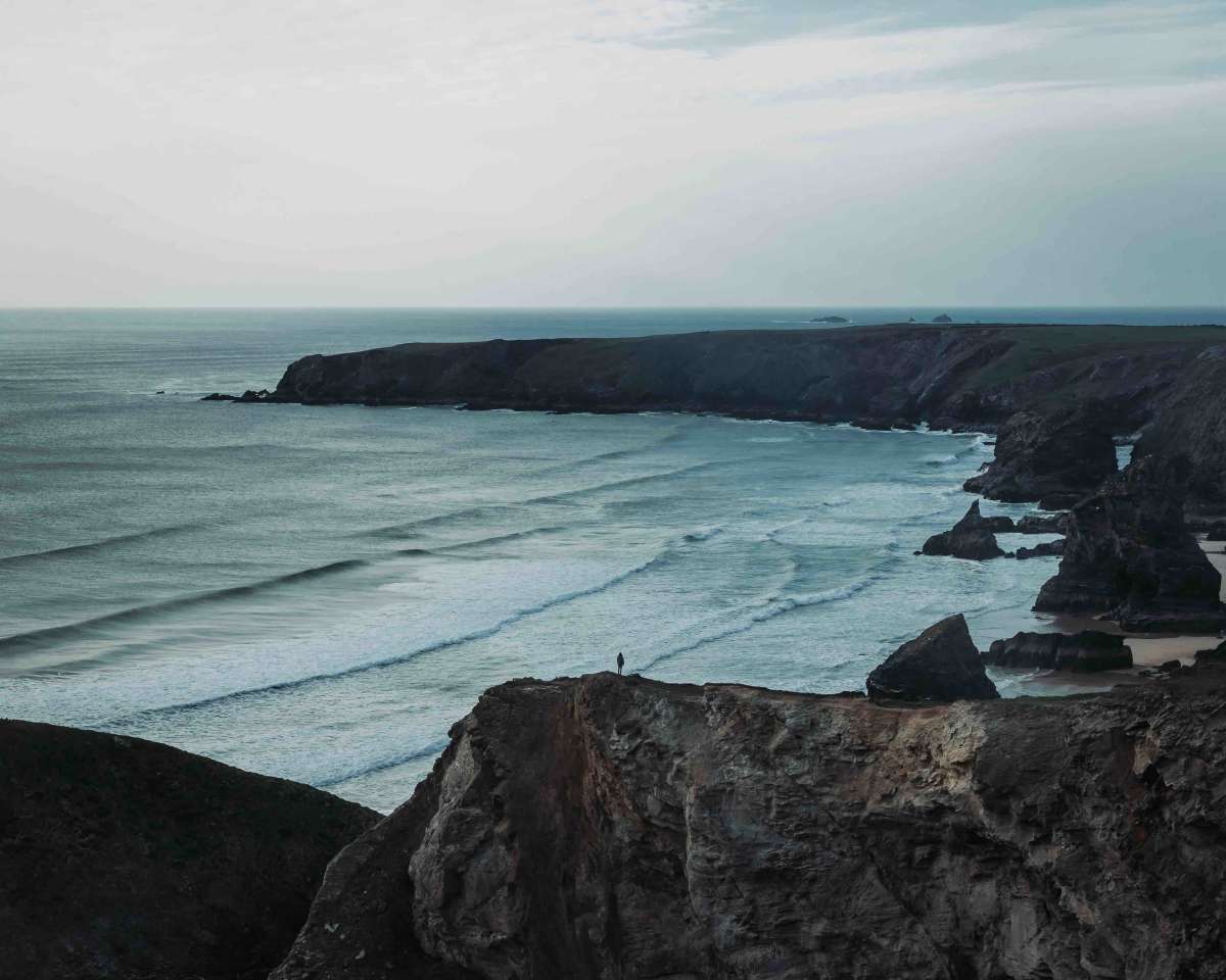 The scale of the Bedruthan Steps is simply Breathtaking