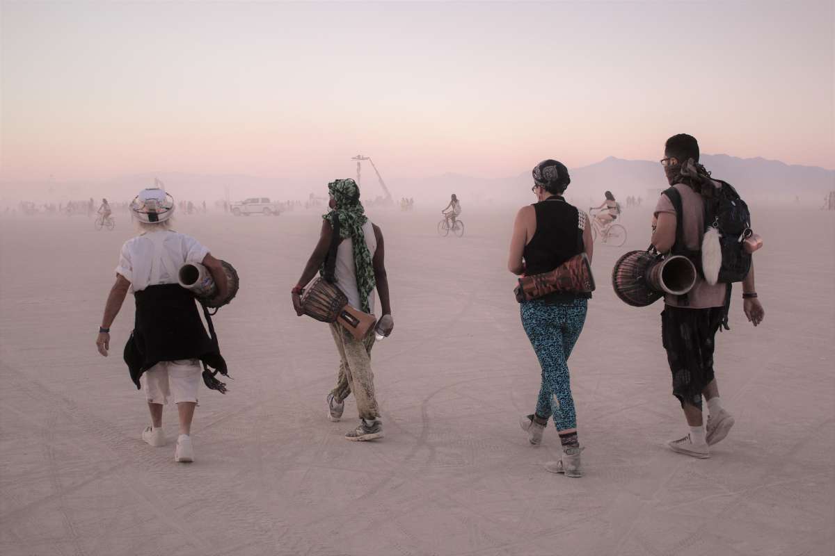 Gotta love a drum circle 