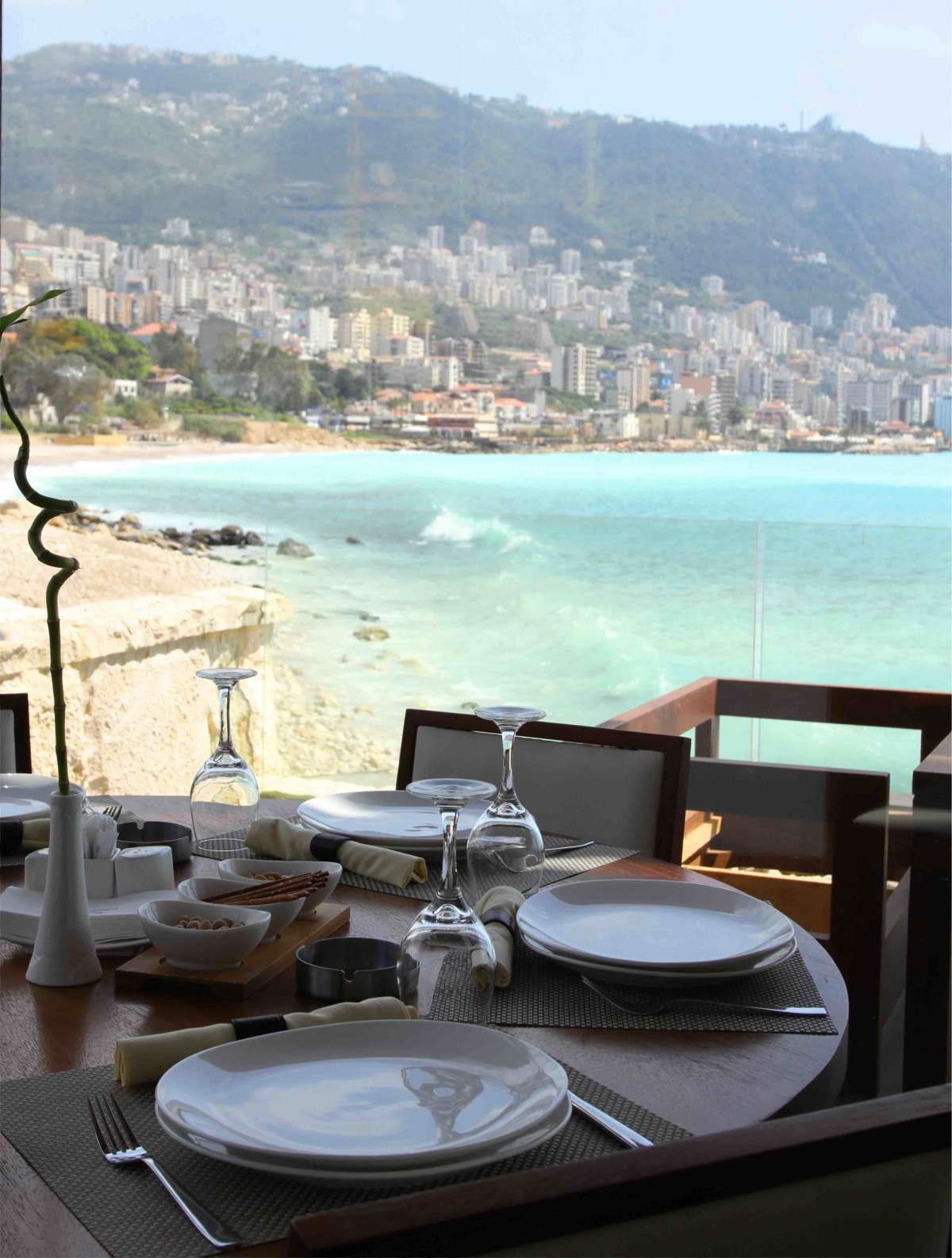 Our table with a great view