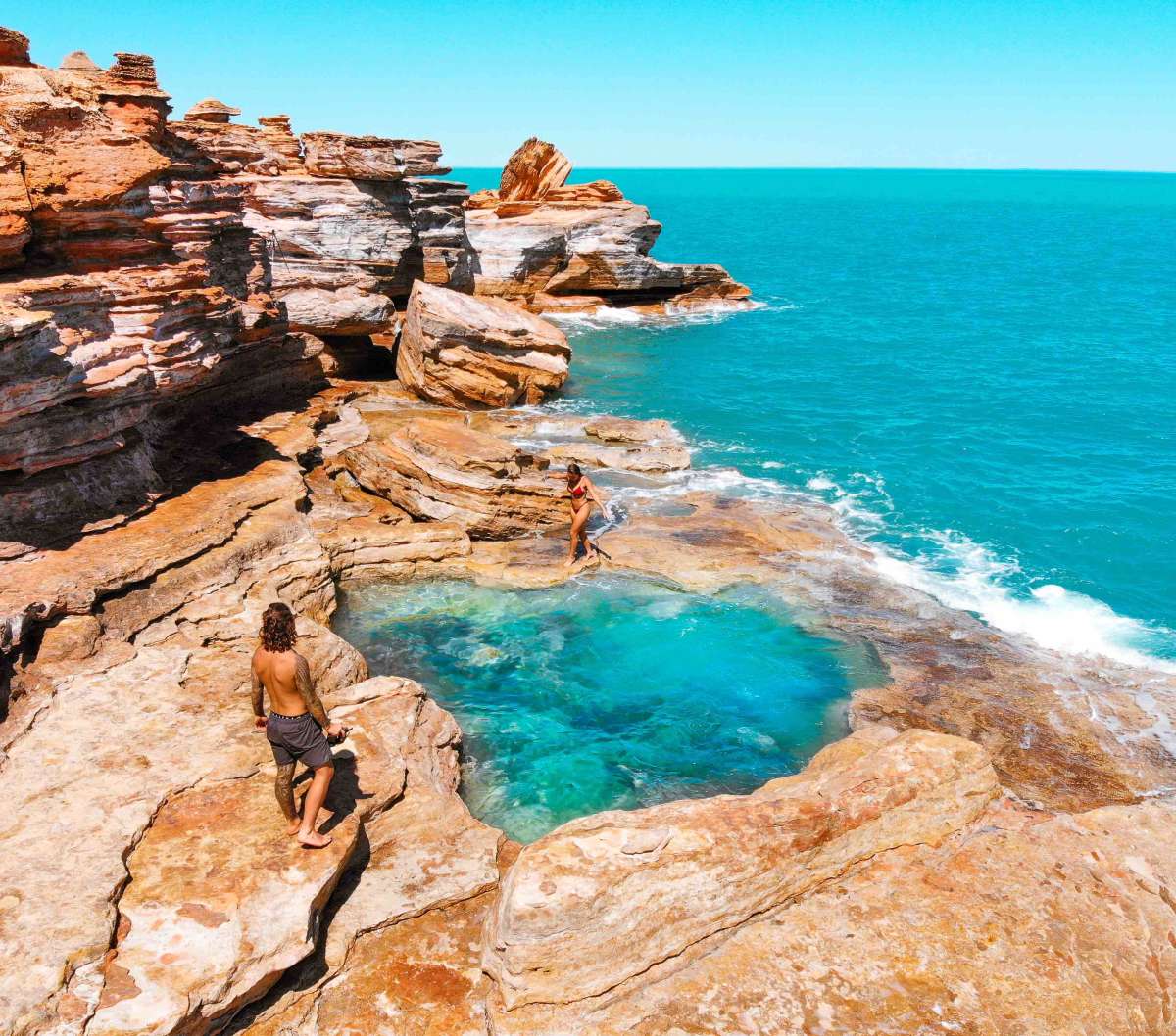 Gantheaume Point rock pool 