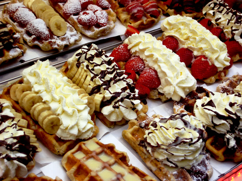 Waffles, picture from  https://famr3.staticflickr.com/