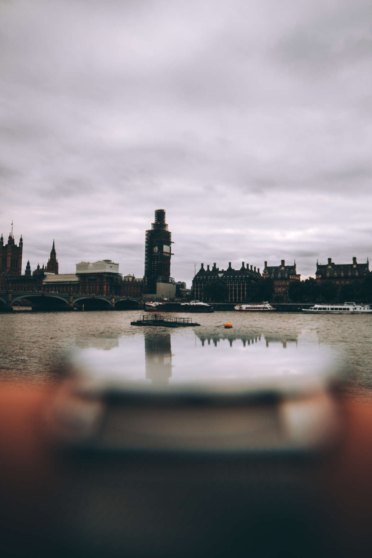 Big Ben reflecting off of my watch