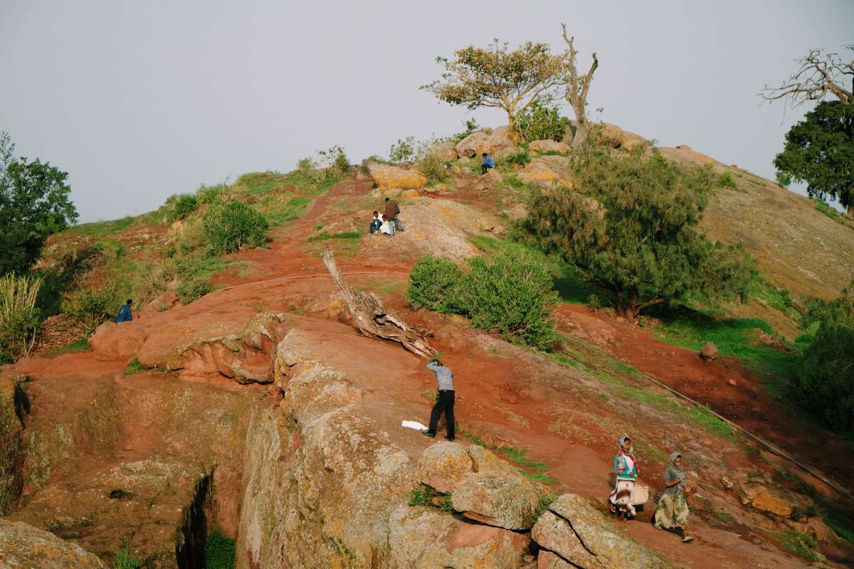 One of Lalibela\x27s surrounding hills