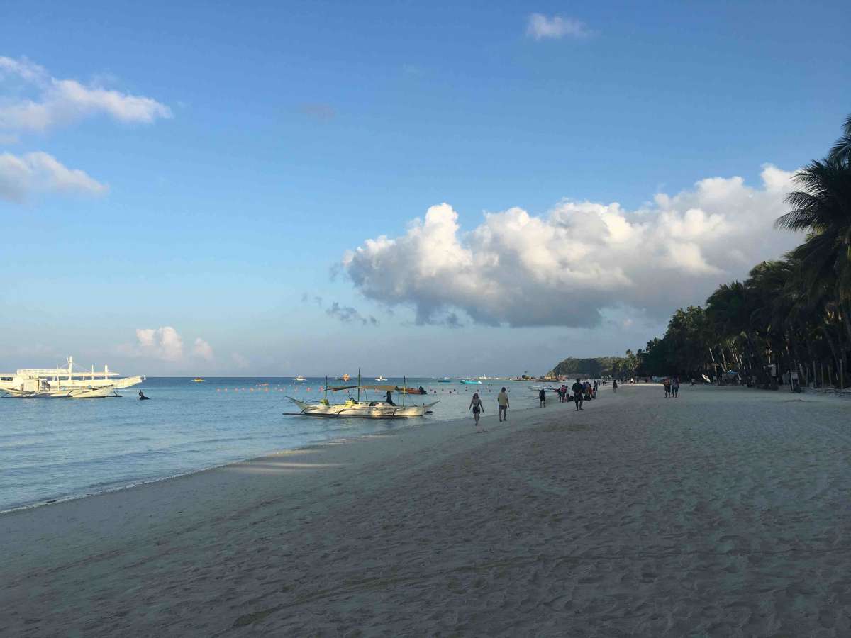 The 3km Boat Station White Beach stretch on an early morning walk.