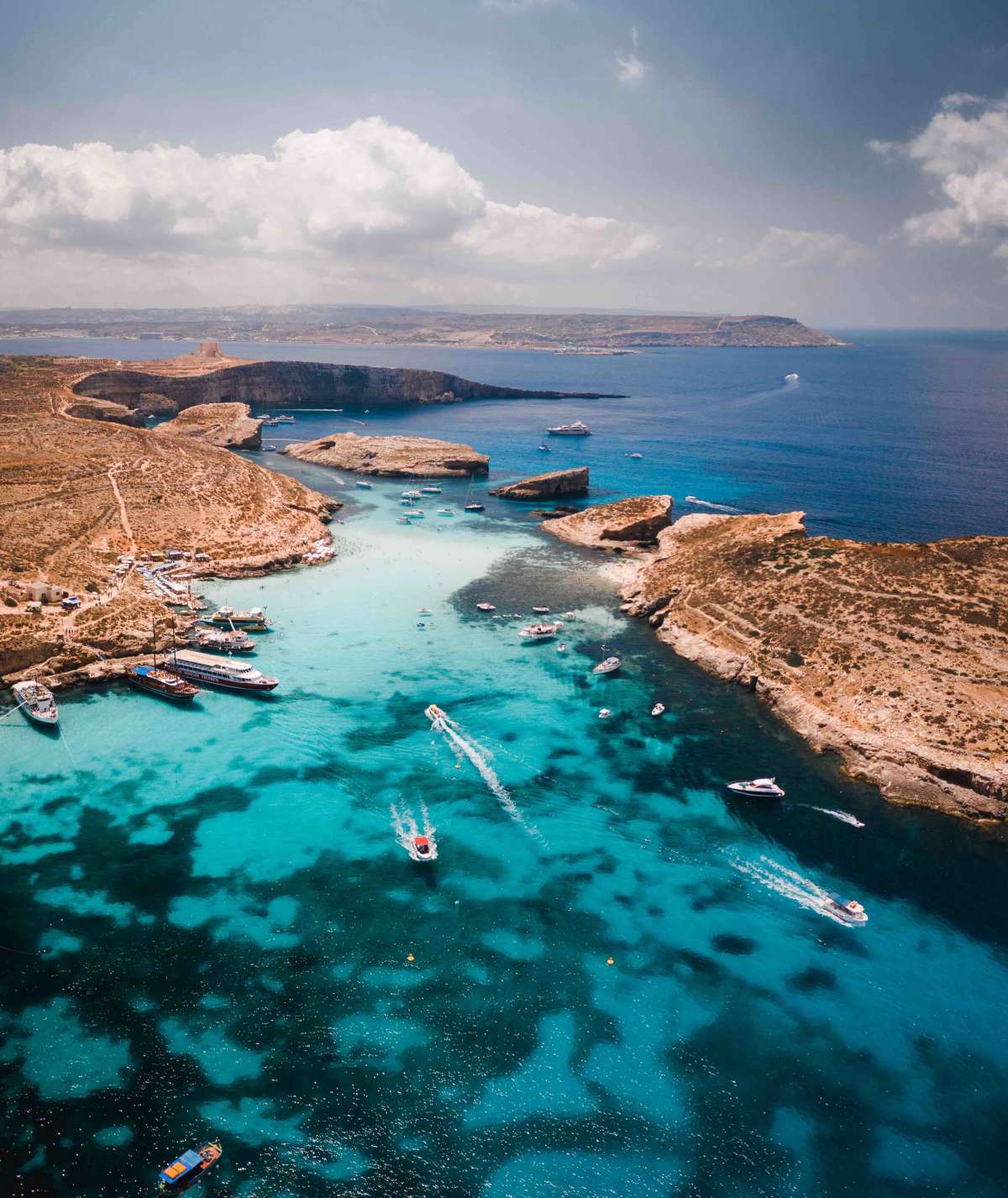 Blue Lagoon from above