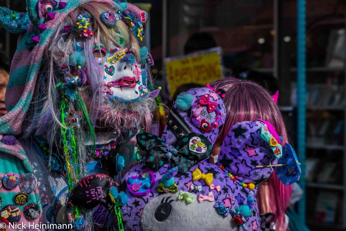 The Harajuku. Dress up is a important part of Japanese culture.