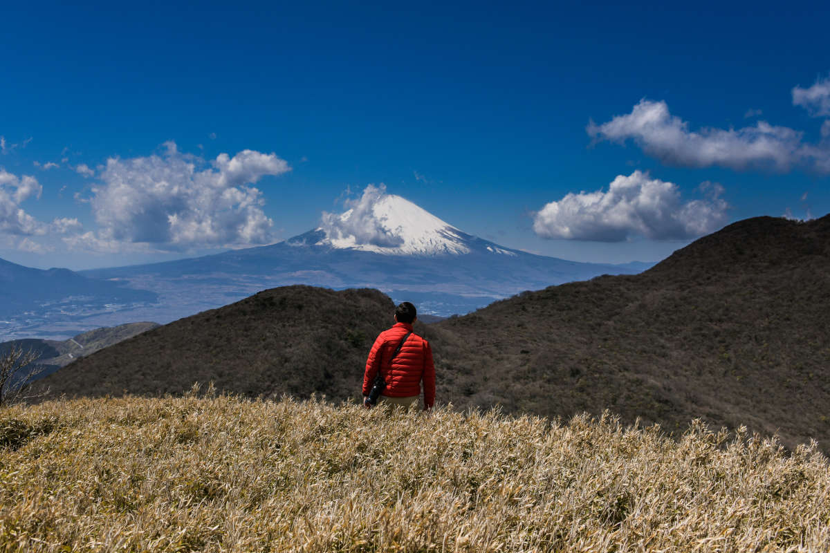 The view at  Mount Hakone.