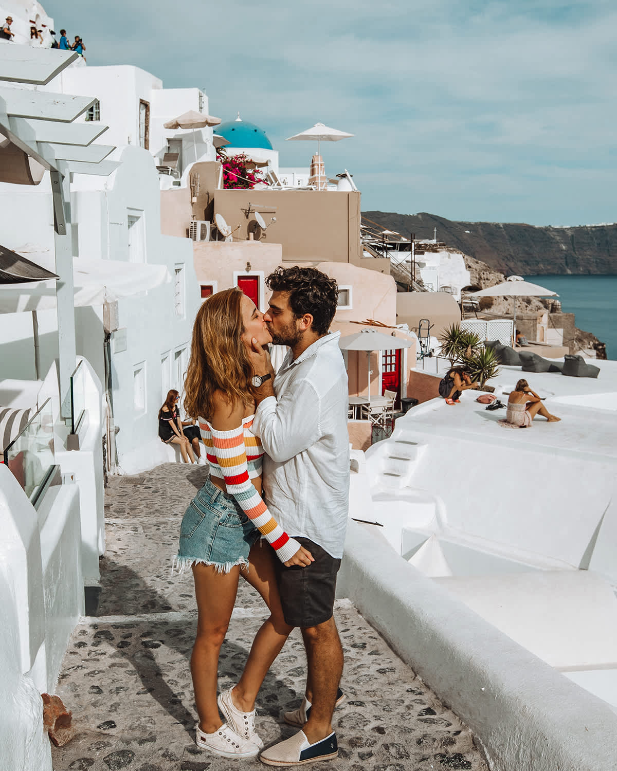 Picturesque streets of Oia