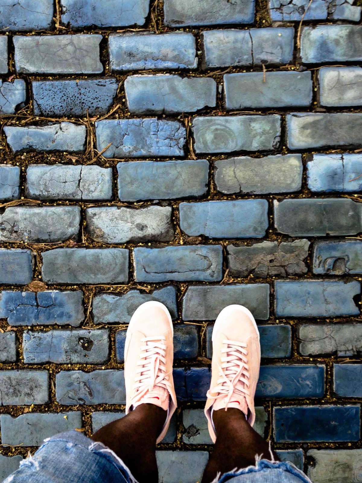 Original Blue Codlblestone streets