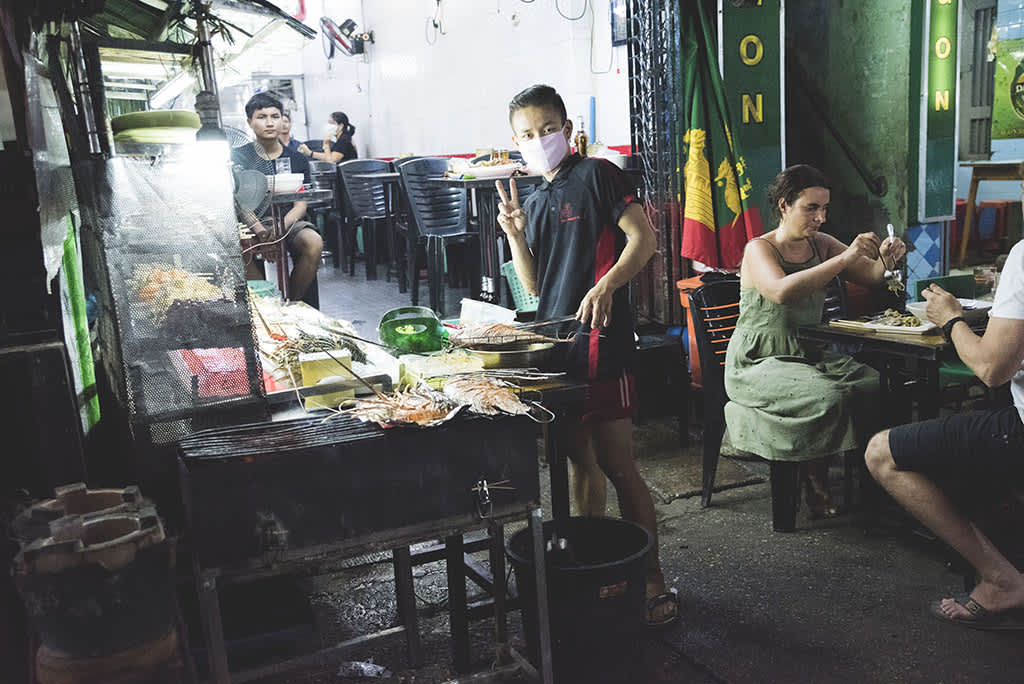 Street food in Yangon