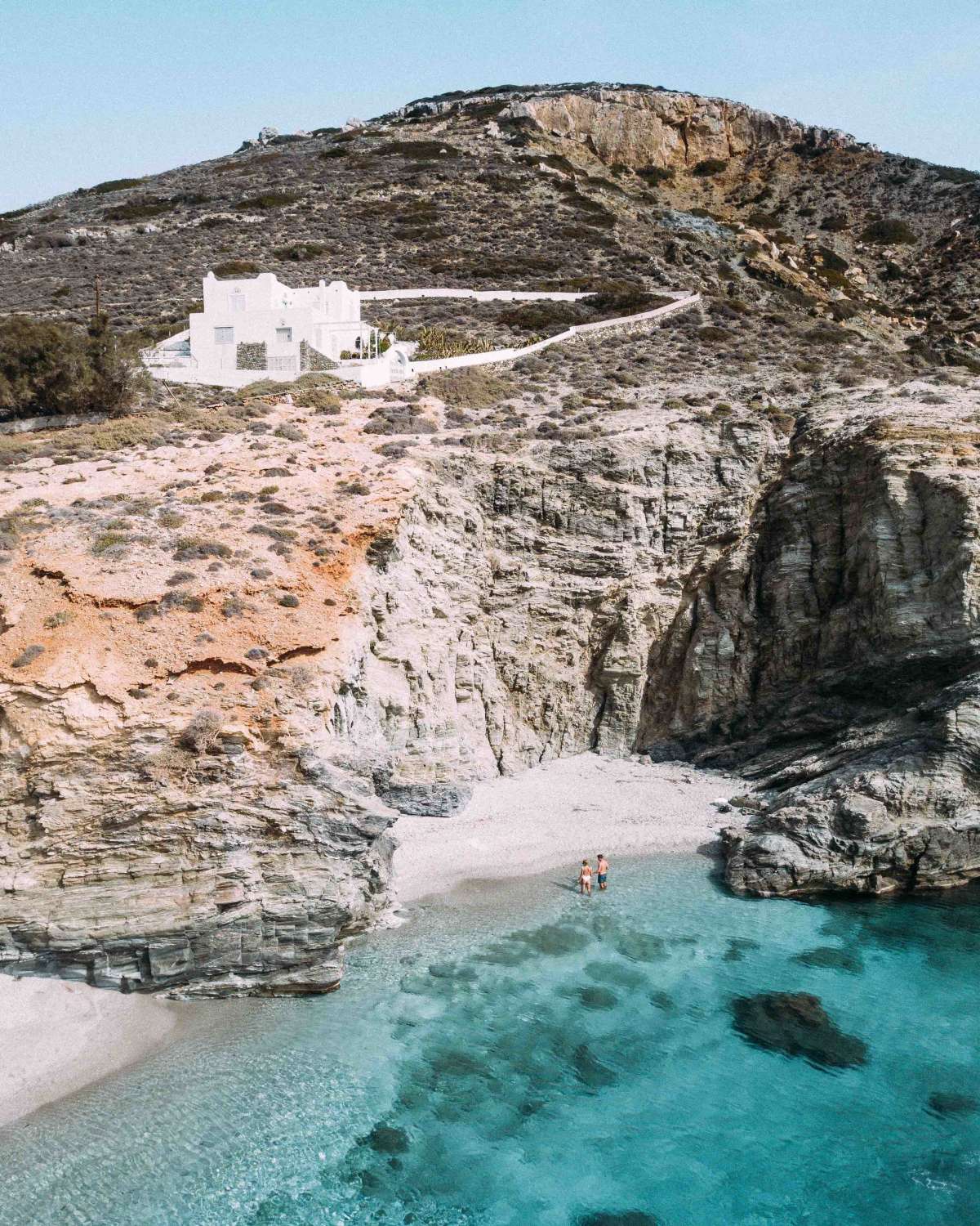 Hidden beaches of Folegandros