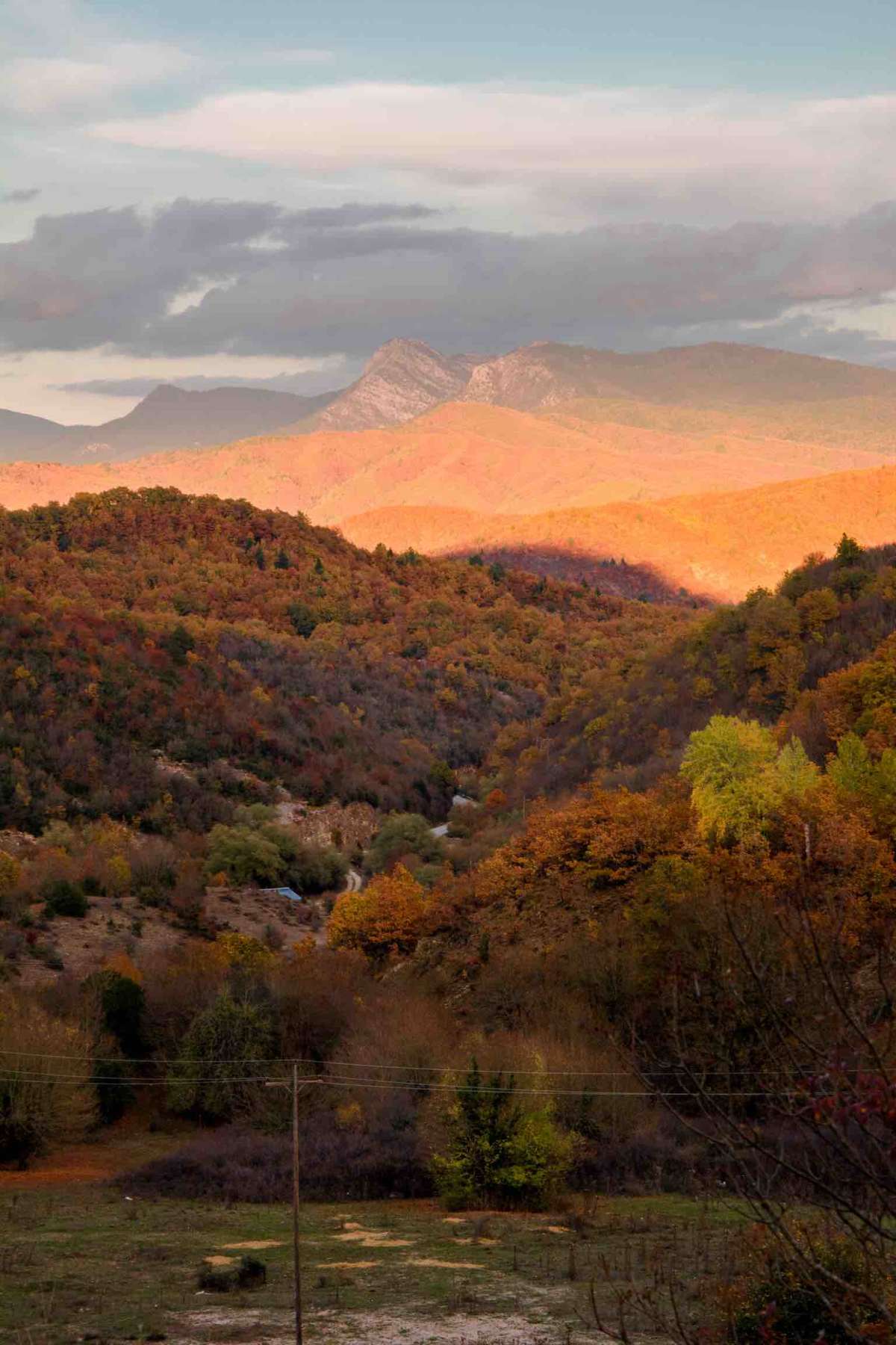 The valleys of Epirus dressed in gorgeous Autumn colors 