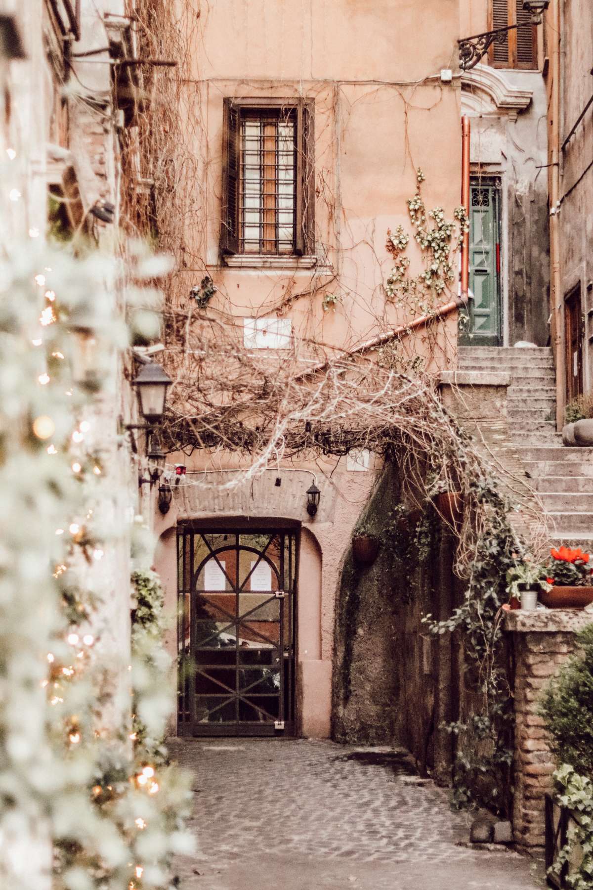 The charming streets of Rome