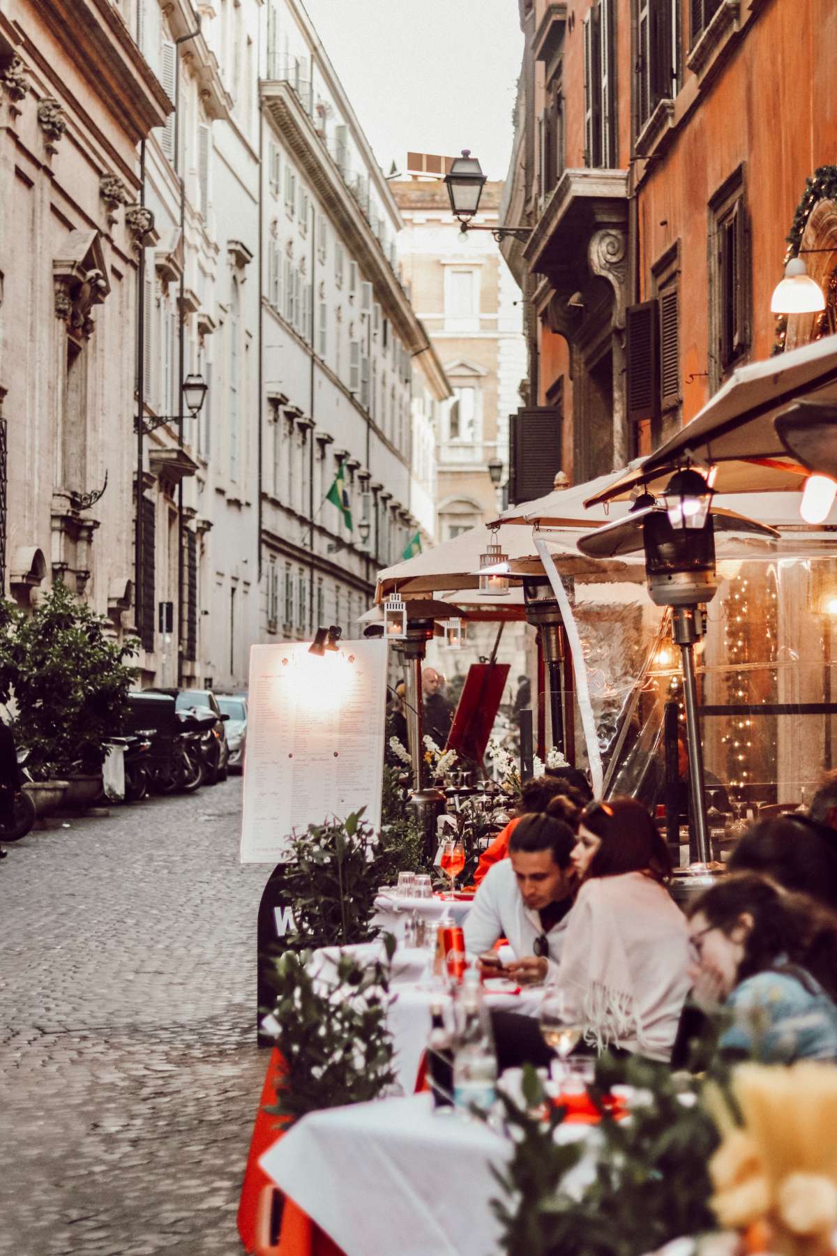 Outdoor cafe in Rome