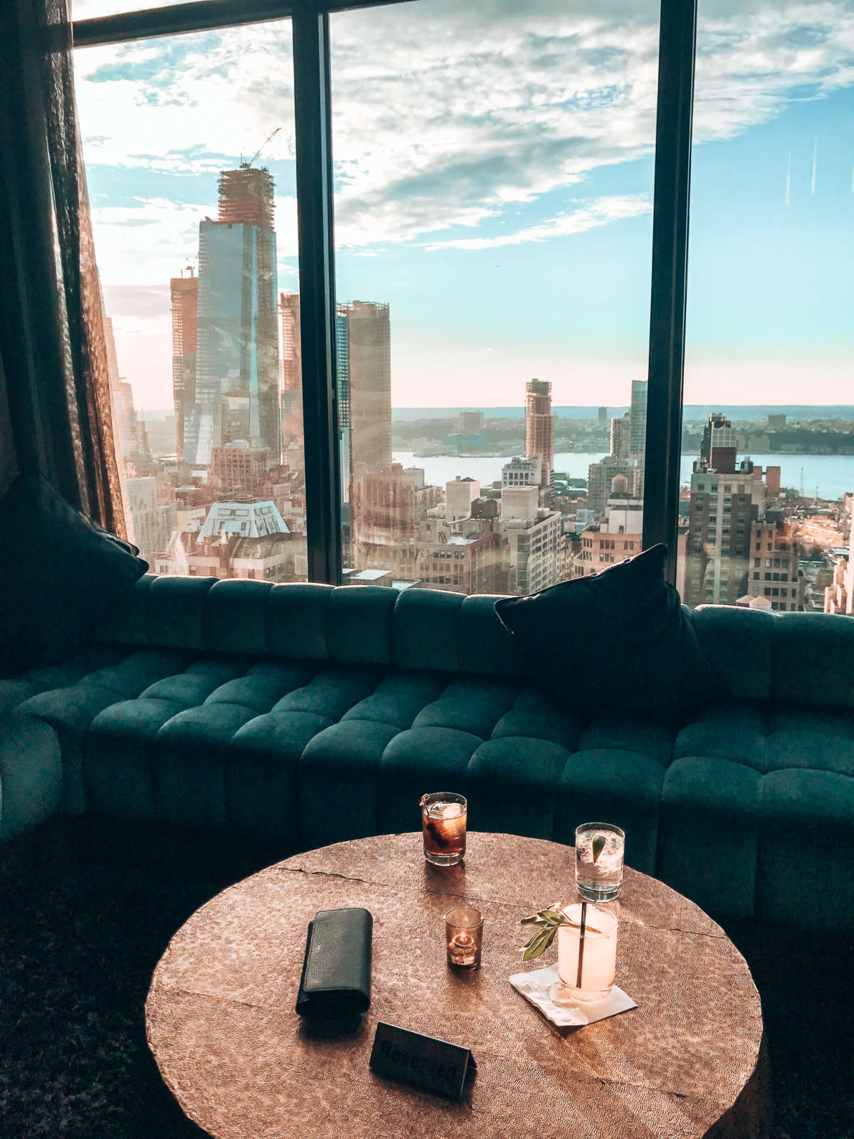 Cocktail with a view