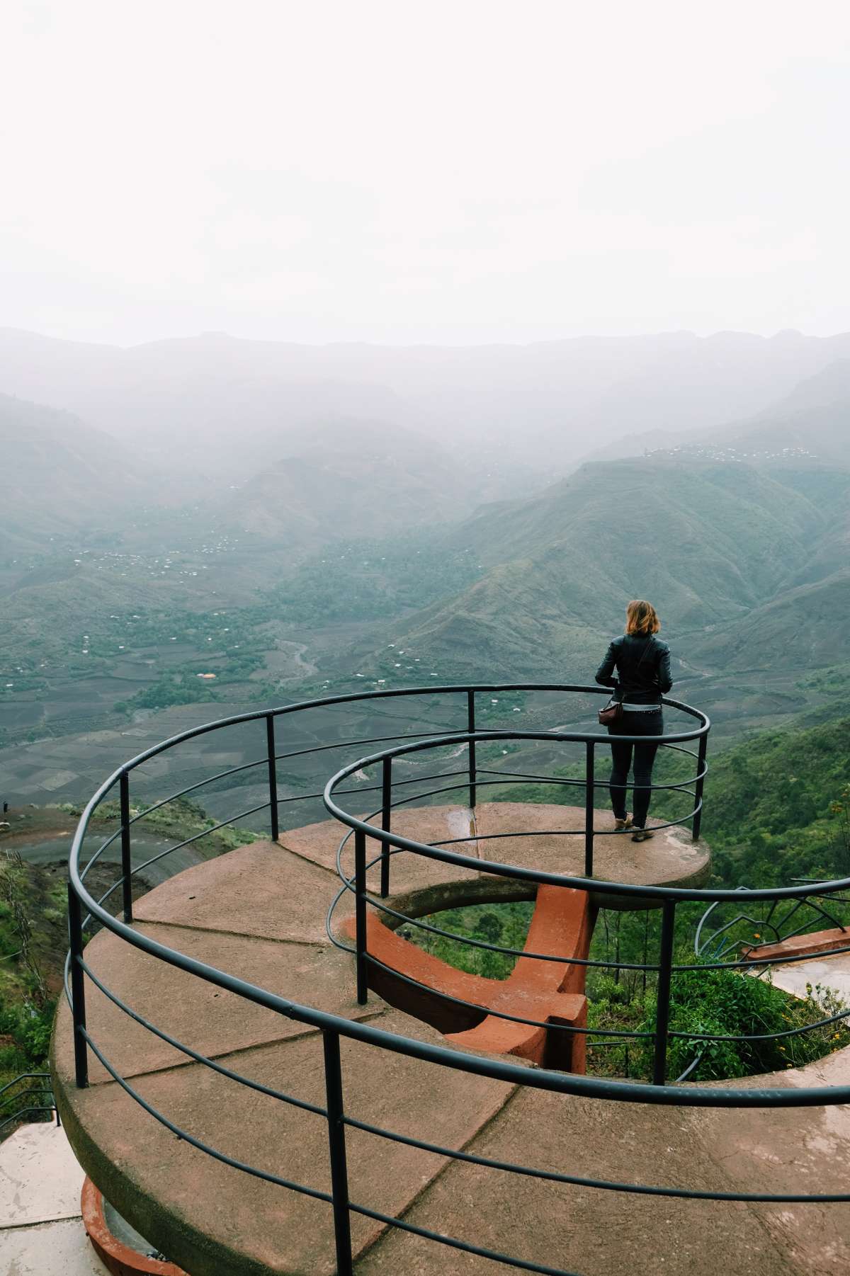 The Ben Abeba Restaurant in Lalibela offers some magnicficent panoramas over the surrounding region