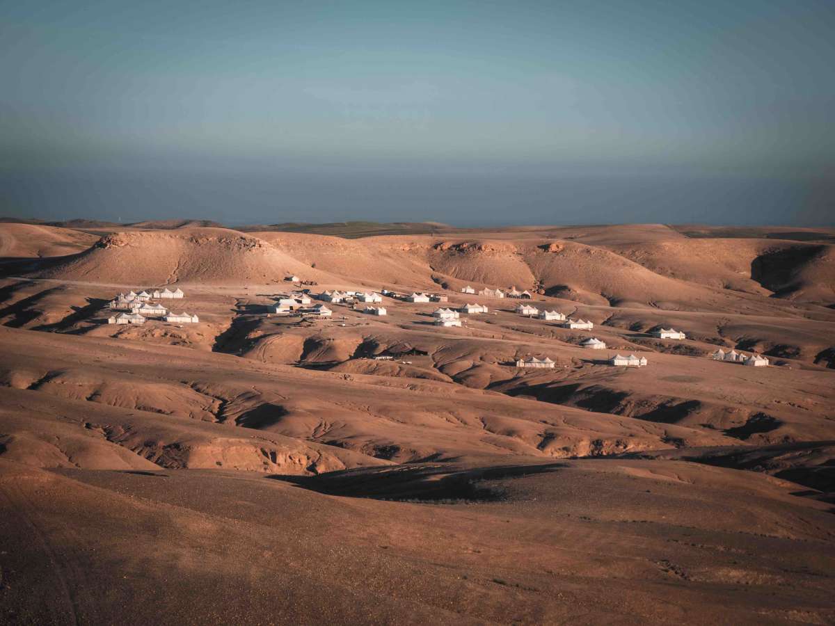 Scarabeo Camp at Dusk