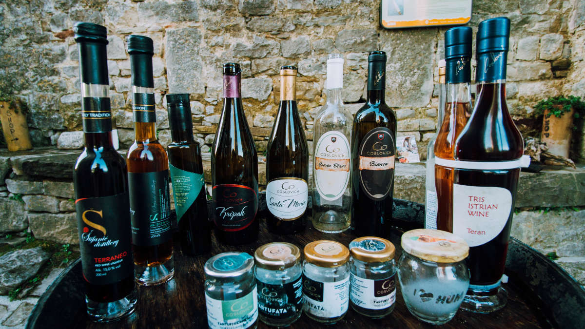 The traditional Istrian products