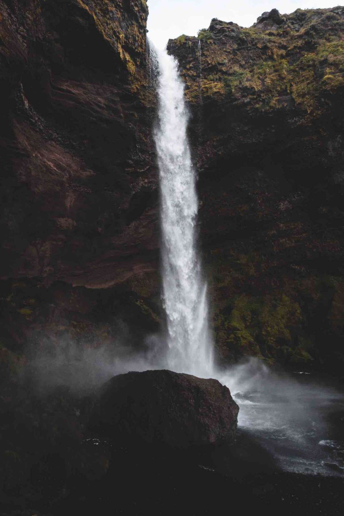 Another powerful and mighty waterfall. This one is a hidden gem called Kvernufoss 