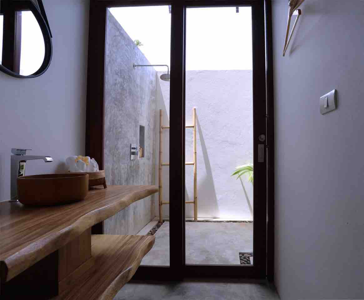 Outdoor Shower in the Bathrooms 