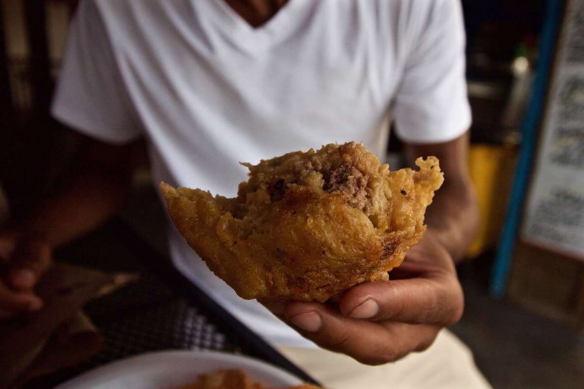 Pionono!!!!  Fritura is fried foods stuffed with meat or seafood that you eat with your hands. It\x27s amazing and rarely does it get better than in Piñones.