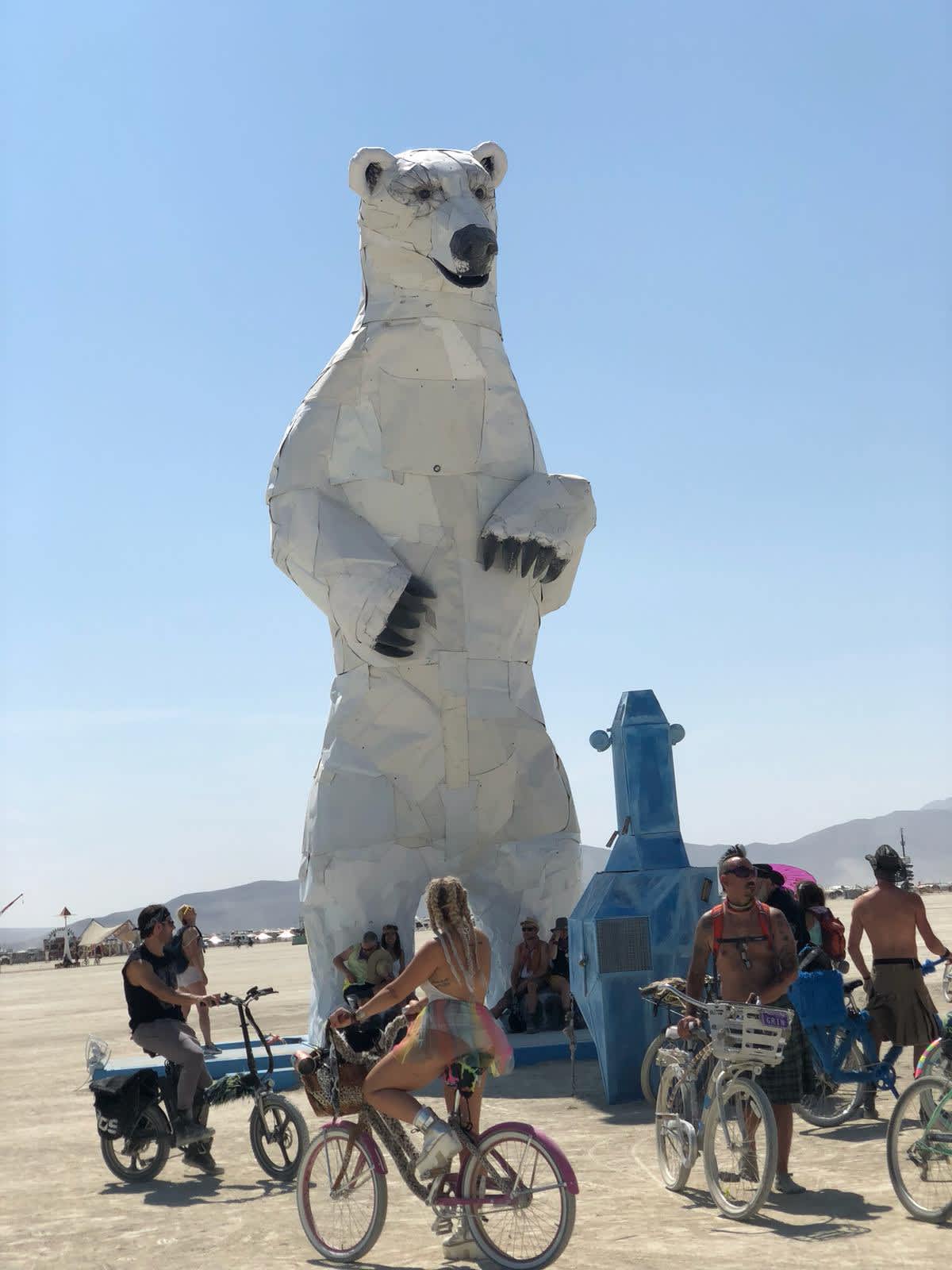 At its core, Burning Man is an event that revolves around art, and it is abundant on the playa (grounds)