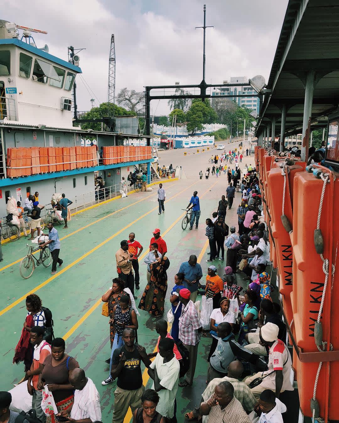 The Likoni Ferry connects Mombasa with most Southern places like Diani Beach