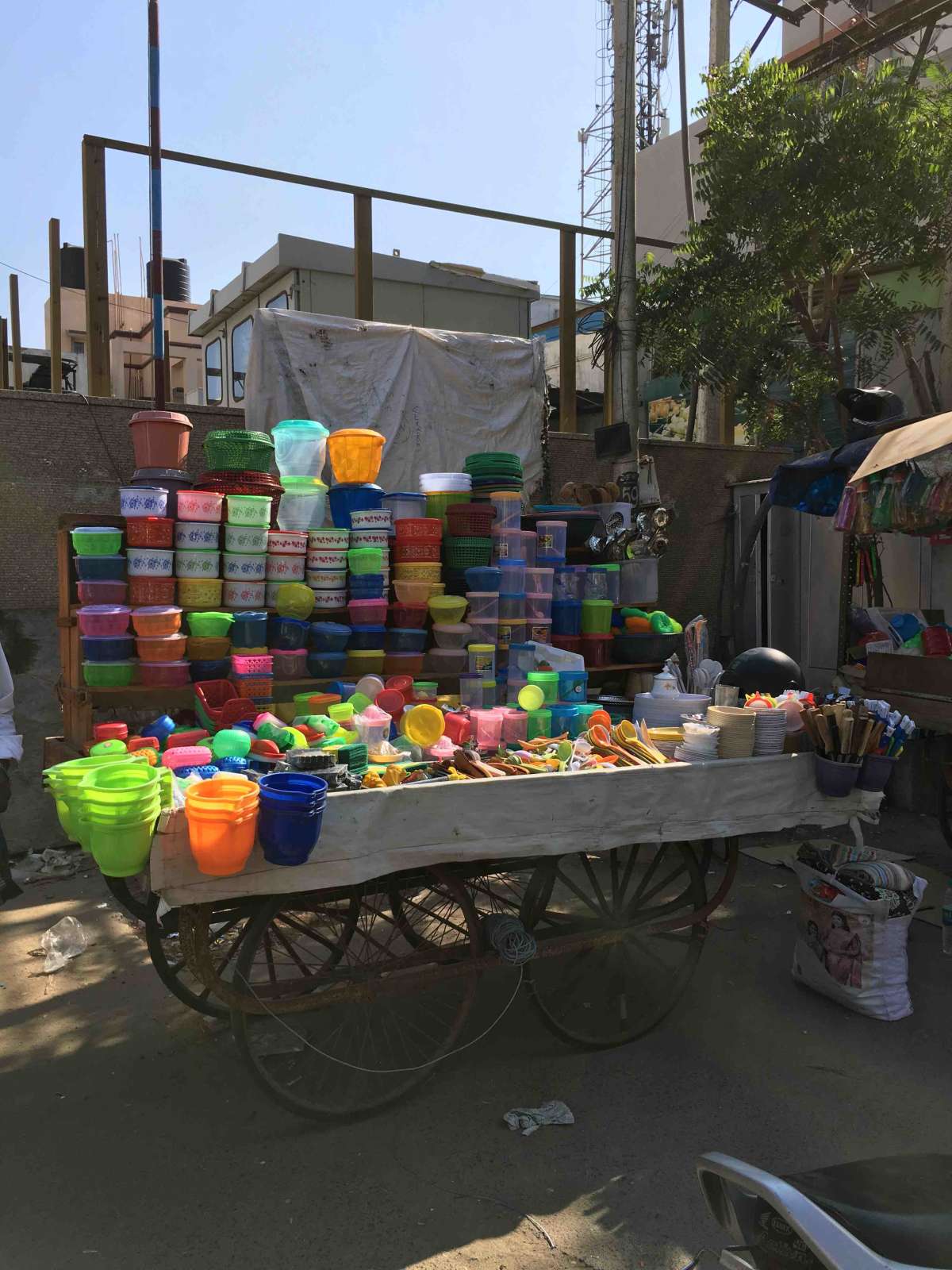 Street Vendors on Anna Vellankanni Rd