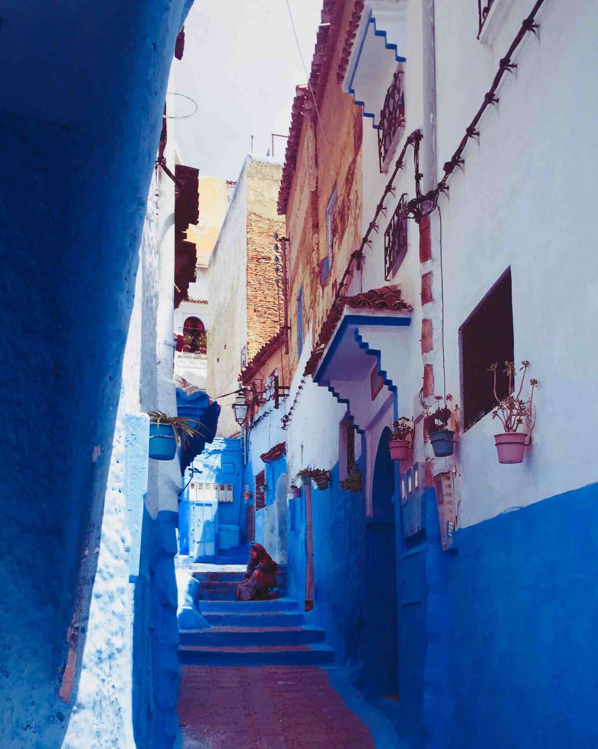 Somewhere in Chaouen’s streets
