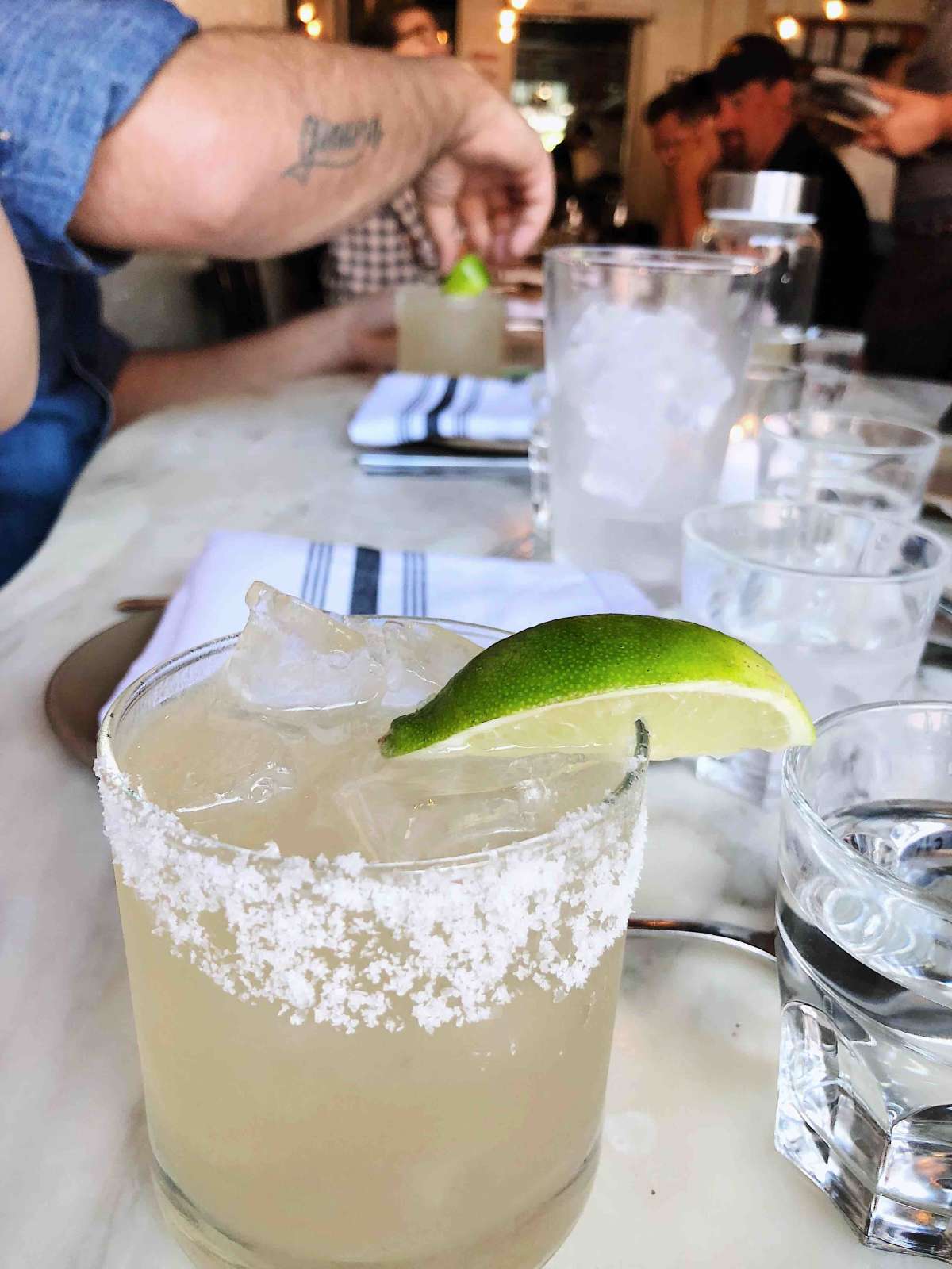 mezcal margaritas 