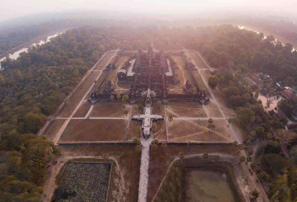 angkor waT Drone-shot 