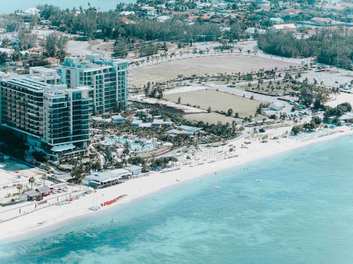 A birds eye view into the luxury resorts