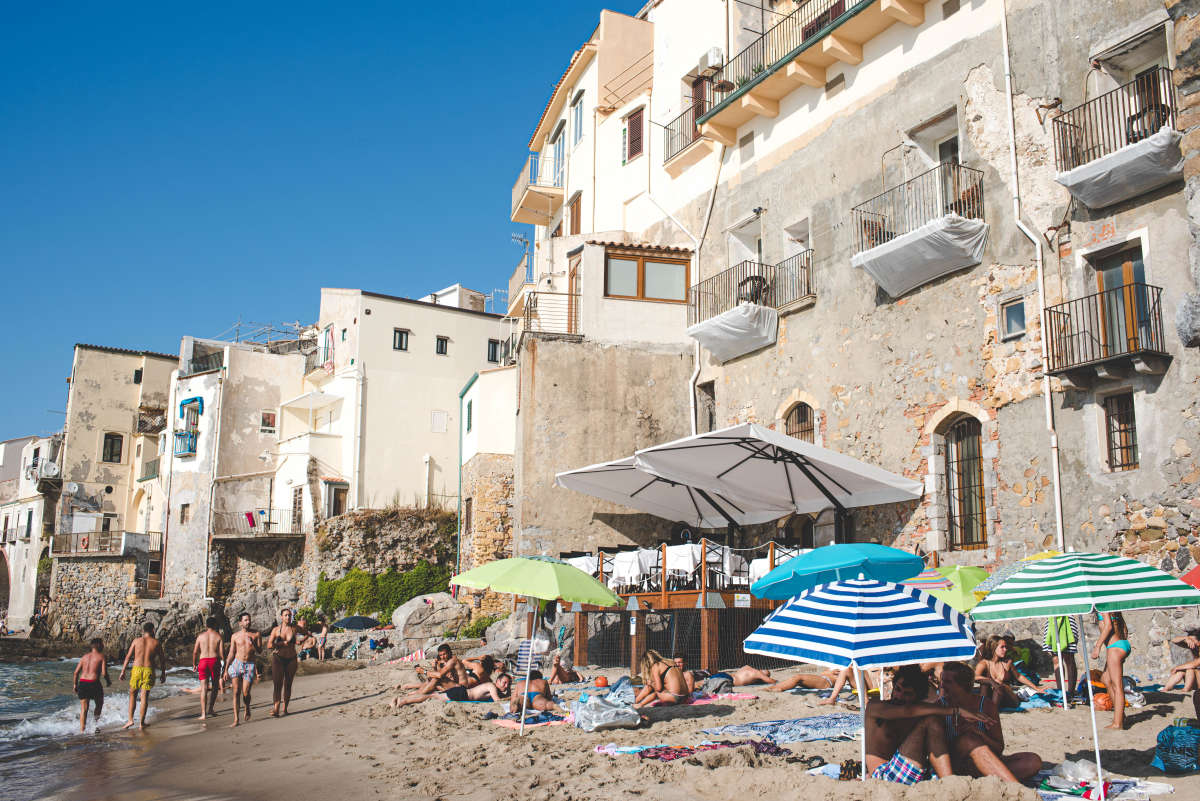 Cefalù\x27s beach