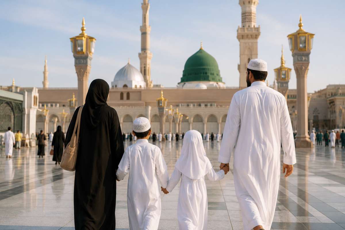 Visiting Madinah with Family