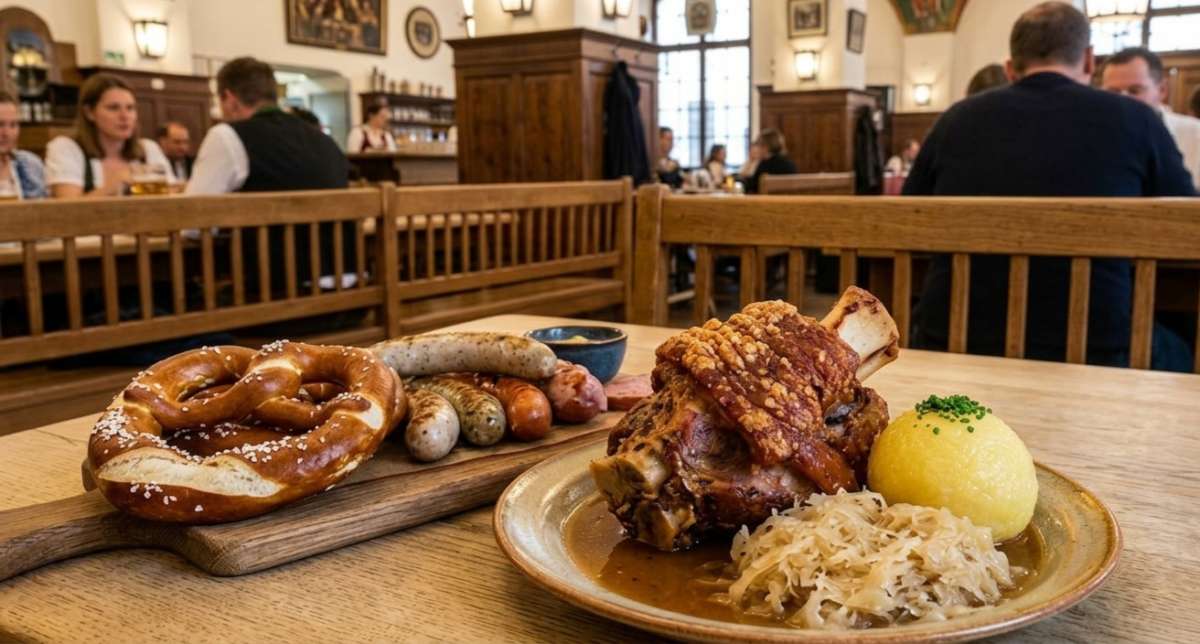 Traditional Bavarian style platter