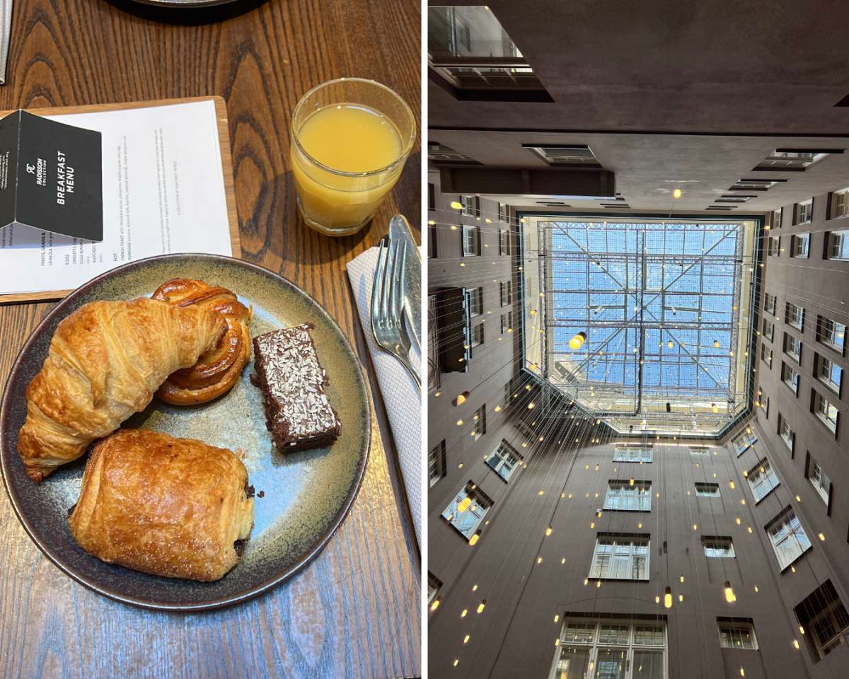 La colazione e la sala colazione