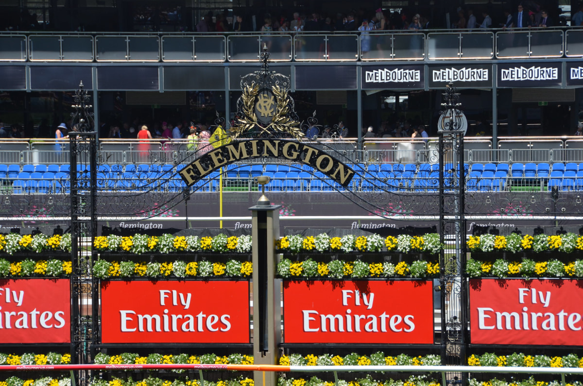 The Flemington Racecourse is home of the Melbourne Cup since 1861