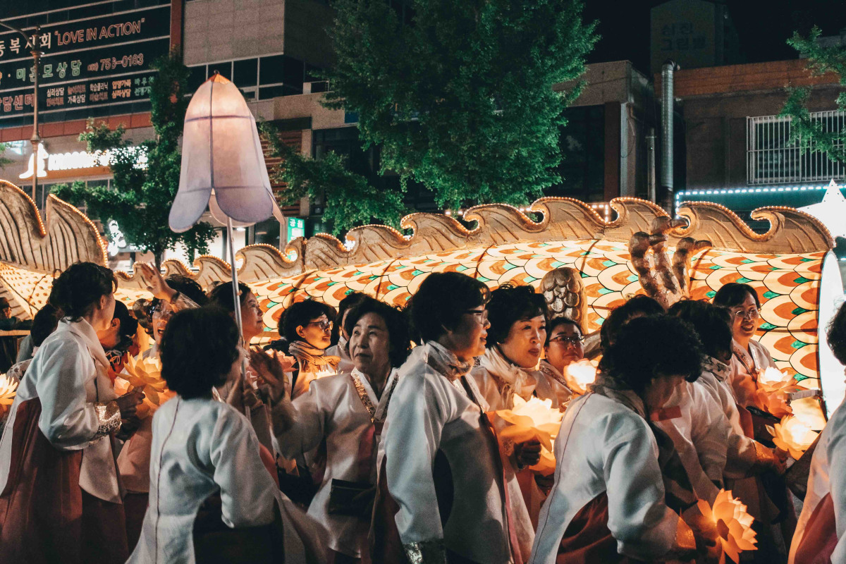 South Korea Lantern Festival Story Hero Traveler