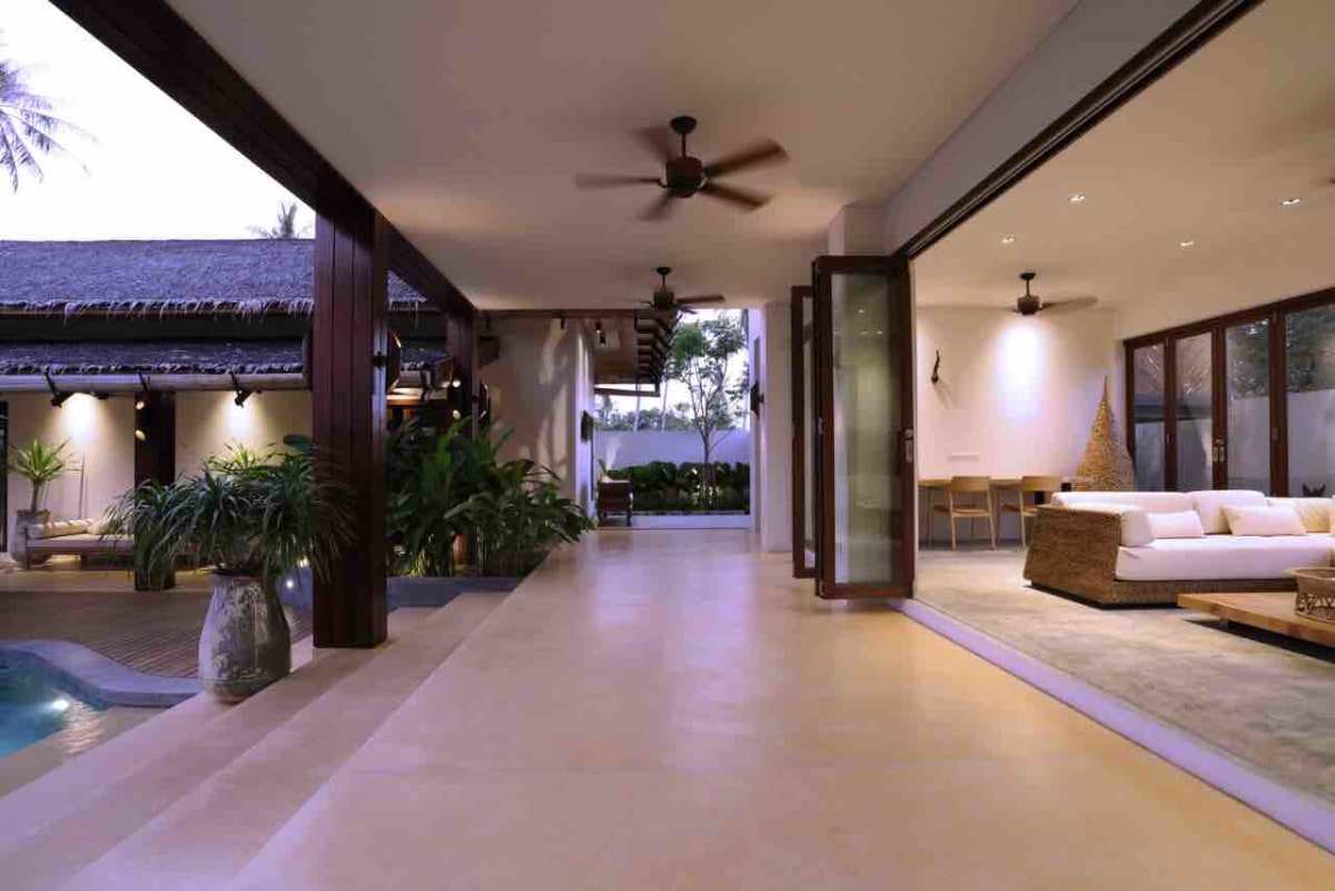Living Area at Twilight