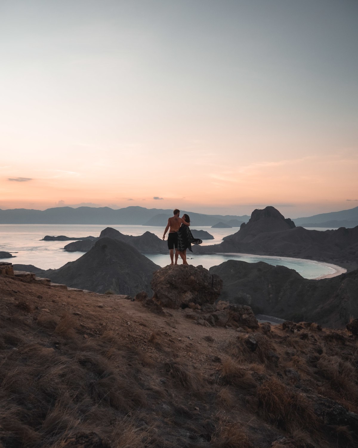 Incredible Sunset From The Top of Padar Island