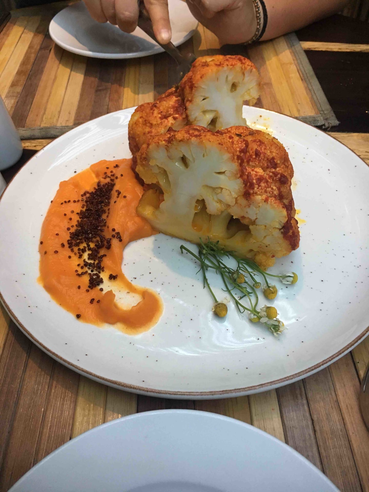 Azulik last vegan dish we have eaten