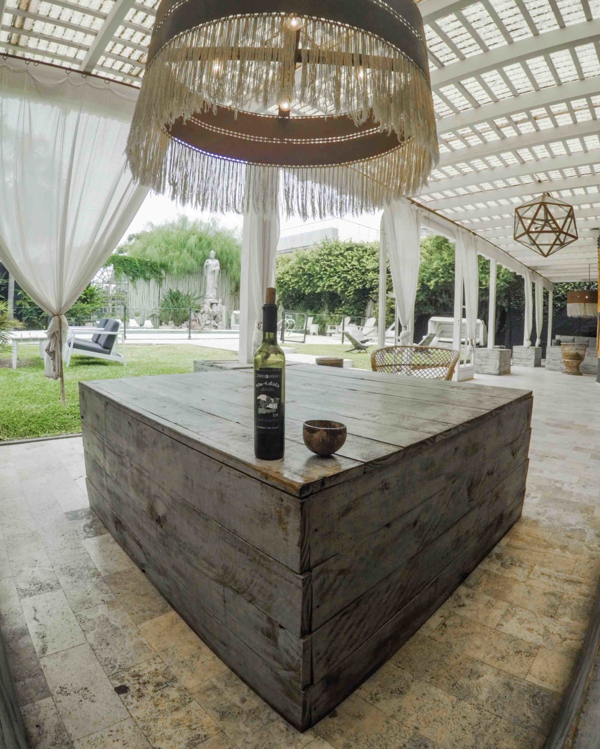 This is one of the lounge outside.